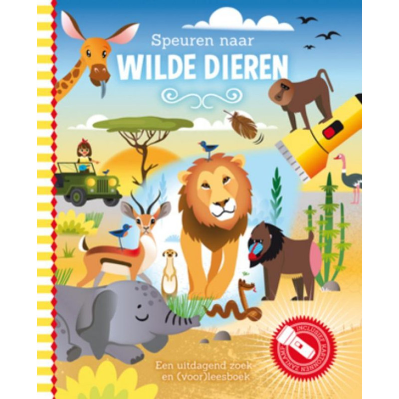 Zaklampboek - Speuren naar wilde dieren Zaklampboek - Speuren naar wilde dieren