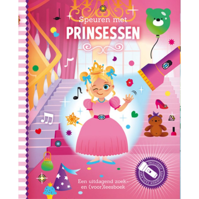 Zaklampboek - Speuren met prinsessen Zaklampboek - Speuren met prinsessen