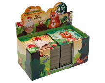 Display vingerpopboekjes Bos/boerderij