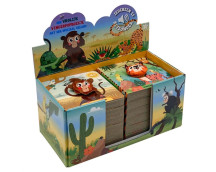 Display vingerpopboekjes Jungle/Wilde dieren