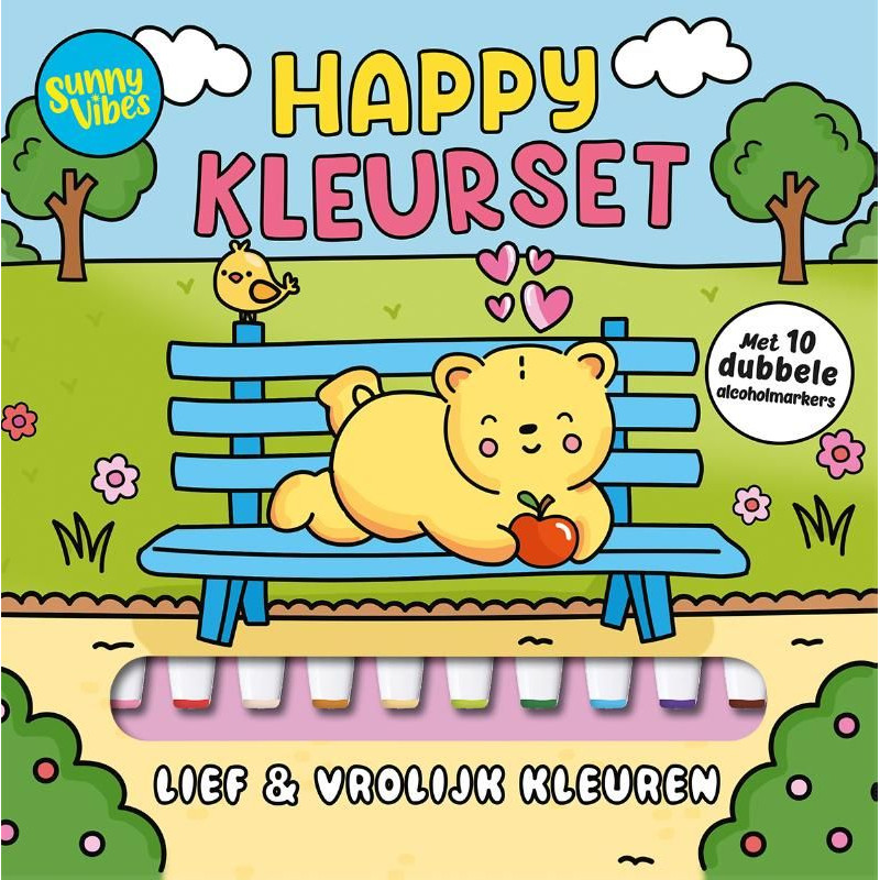 Sunny vibes - Happy kleurset Sunny vibes - Happy kleurset