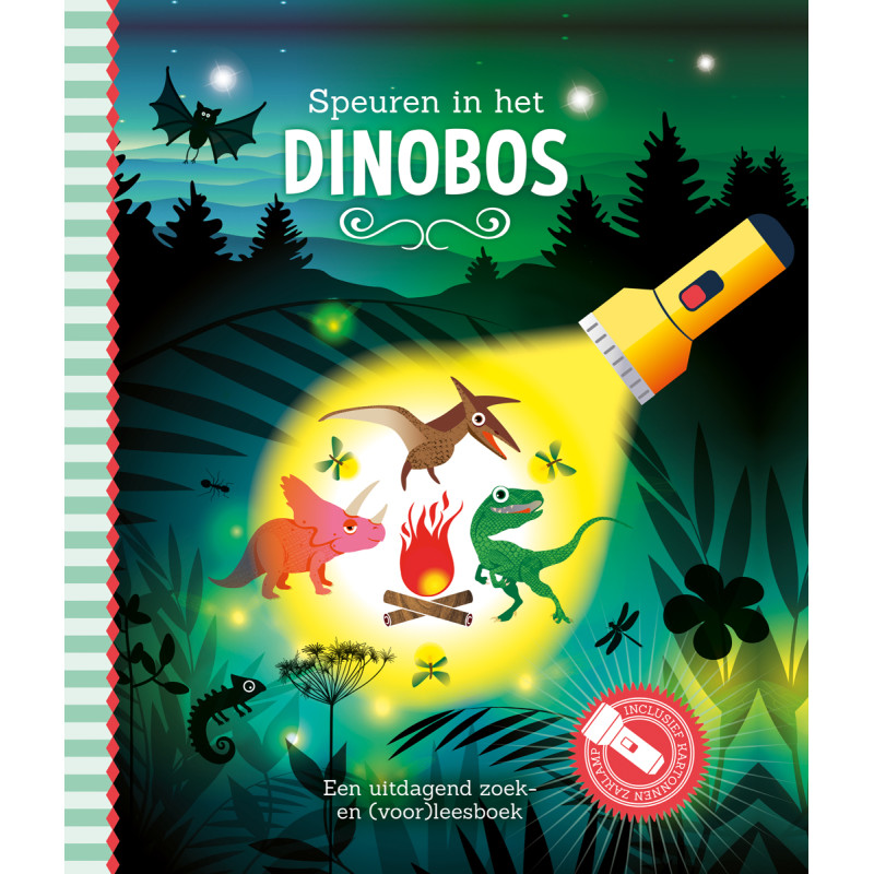 Zaklampboek - Speuren in het dinobos Zaklampboek - Speuren in het dinobos