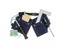 Gereedschapsgordel met inhoud (denim)