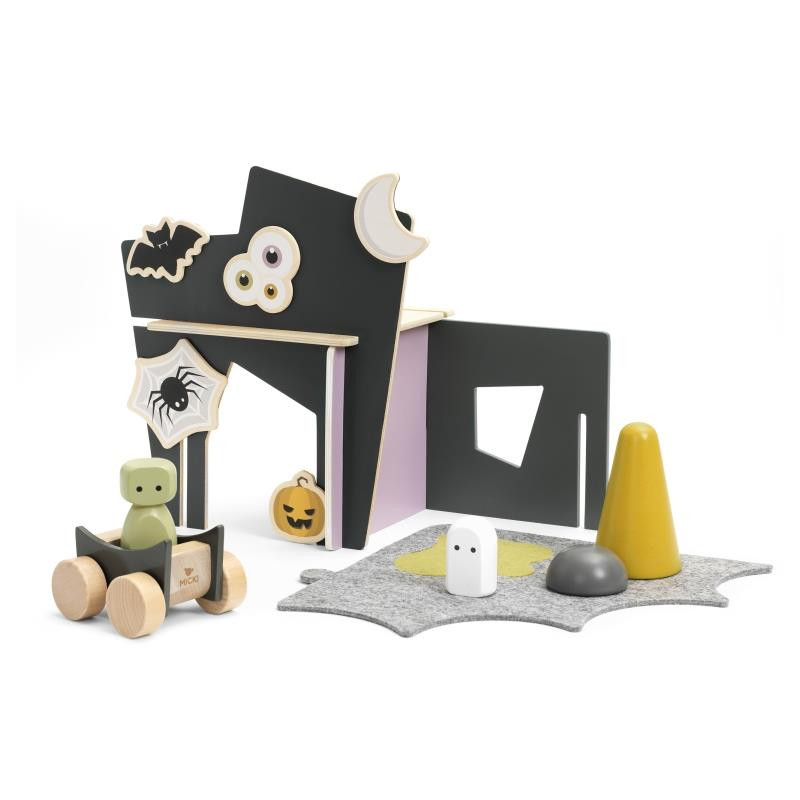 Play World - Houten spookhuis (16-delig)