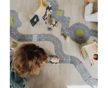 Play World - Vilten straatset (19-delig)