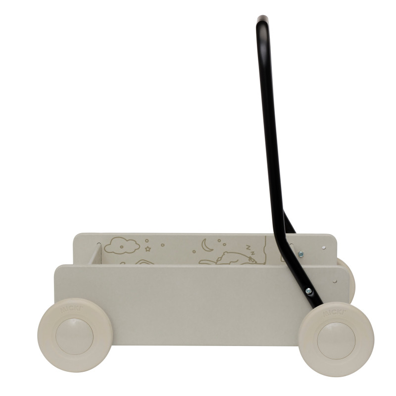 Houten loopwagen (blank/beige) Houten loopwagen (blank/beige)