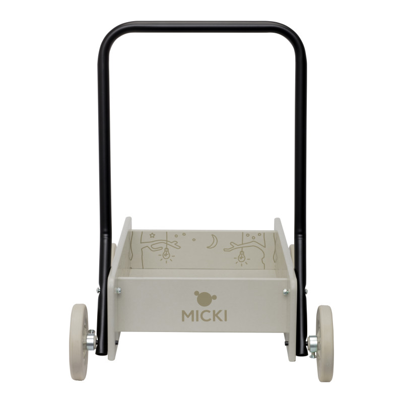 Houten loopwagen (blank/beige) Houten loopwagen (blank/beige)