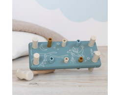 Houten hamerbank (blauw)