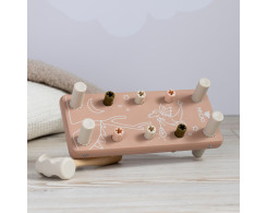 Houten hamerbank (roze)