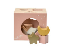 Houten vormenstoof (roze) Houten vormenstoof (roze)