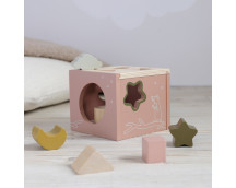 Houten vormenstoof (roze) Houten vormenstoof (roze)