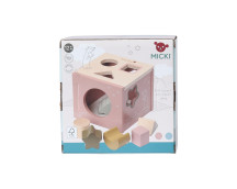Houten vormenstoof (roze) Houten vormenstoof (roze)