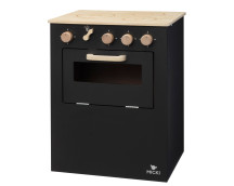 Premium houten speelkeuken (zwart)