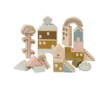 Premium houten themablokken (23 stuks)