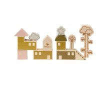 Premium houten themablokken (23 stuks) Premium houten themablokken (23 stuks)