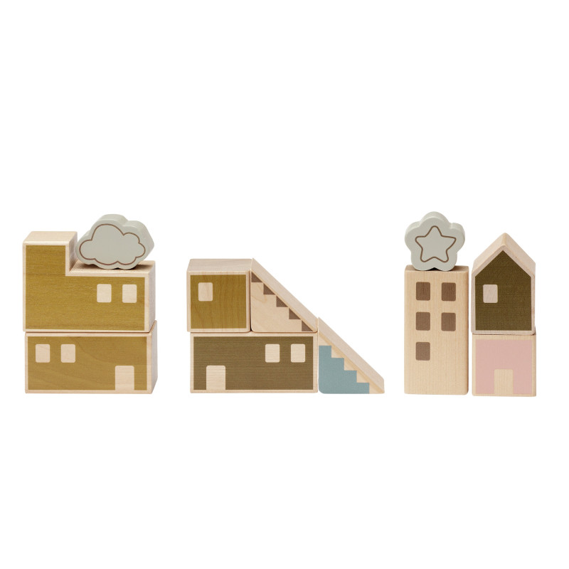 Premium houten themablokken (23 stuks) Premium houten themablokken (23 stuks)
