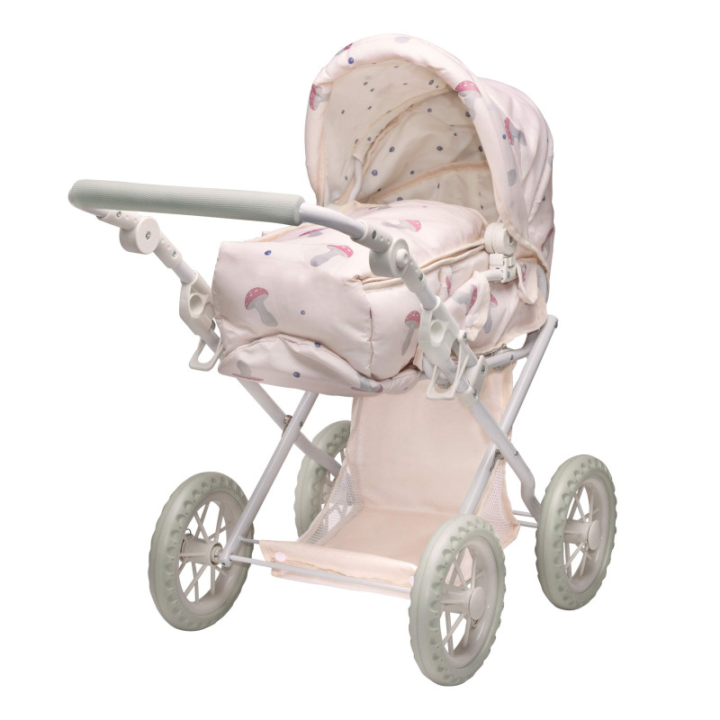 Poppen combiwagen paddenstoel Poppen combiwagen paddenstoel