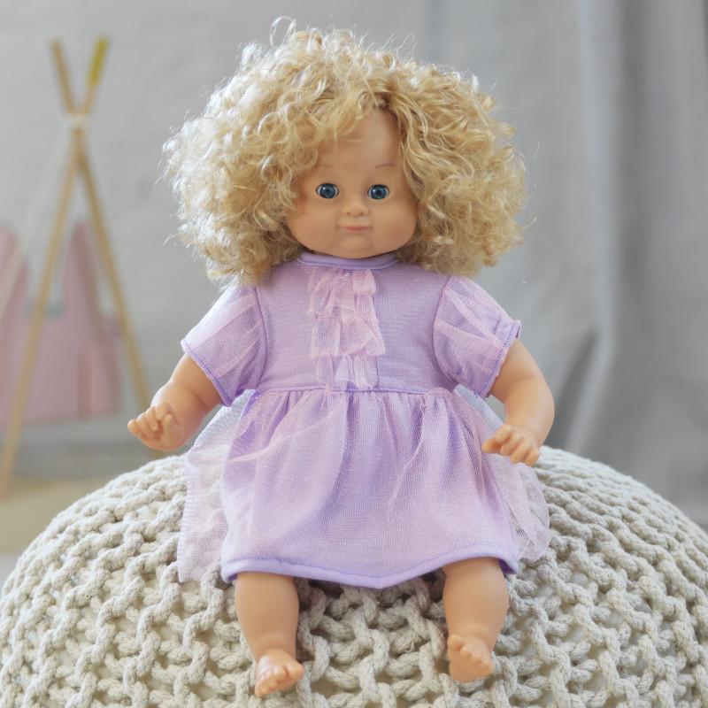 Poppenkleding feestjurk paars (36-40cm) Poppenkleding feestjurk paars (36-40cm)
