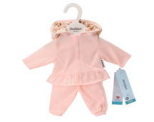 Poppenkleding joggingpak roze (36-40cm)