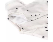 Poppenkleding jurk met stippen (36-40cm)