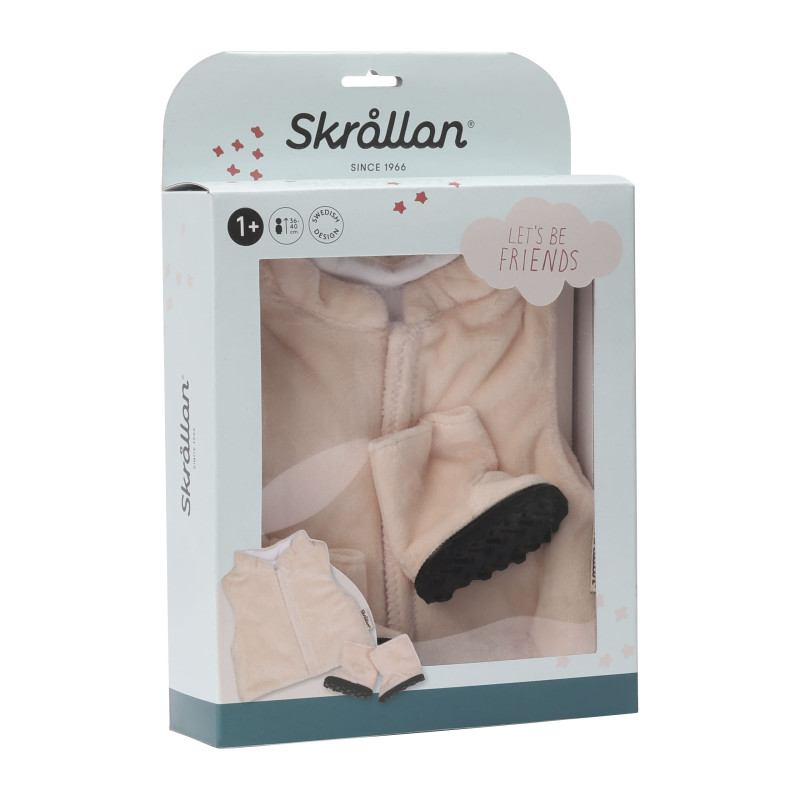 Poppenkleding vest en laarzen (36-40cm) Poppenkleding vest en laarzen (36-40cm)