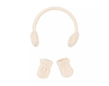 Poppenkleding oorwarmers en handschoenen (36-40cm)