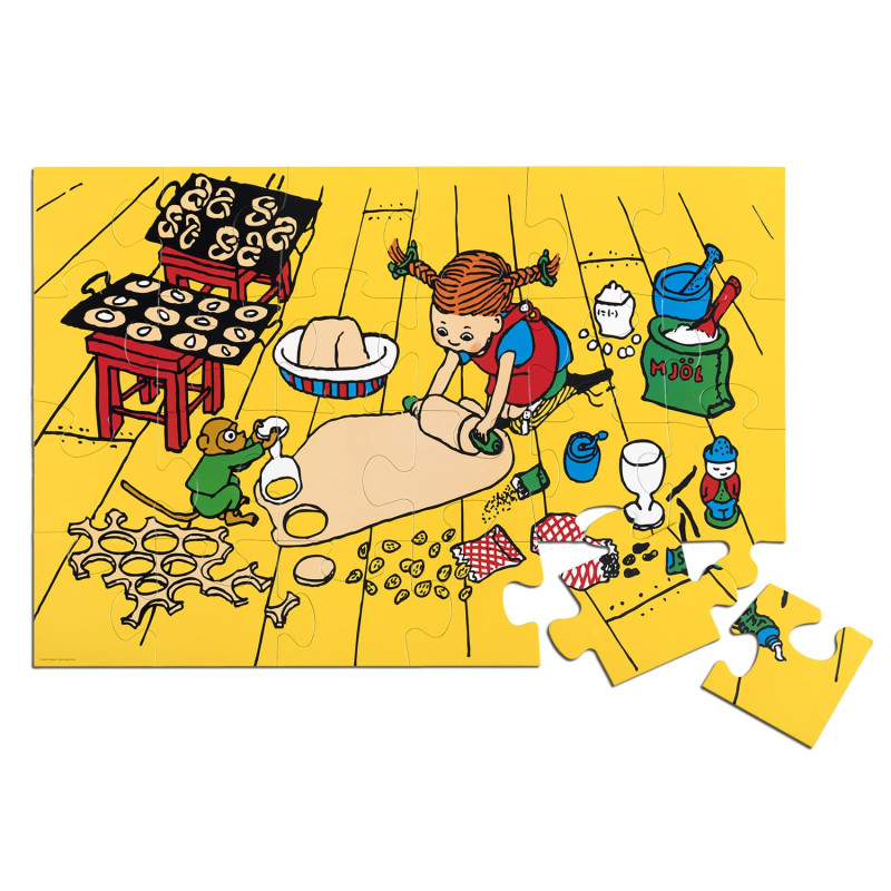 Pippi Langkous vloerpuzzel (24 stukjes) Pippi Langkous vloerpuzzel (24 stukjes)