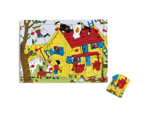 Pippi Langkous framepuzzel (12 stukjes)