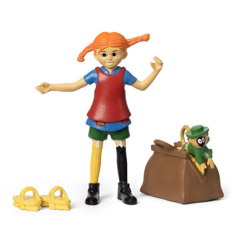 Pippi Langkous figuren Pippi en Mr. Nilson Pippi Langkous figuren Pippi en Mr. Nilson