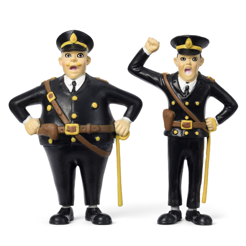 Pippi Langkous figuren politie (2 st.) Pippi Langkous figuren politie (2 st.)