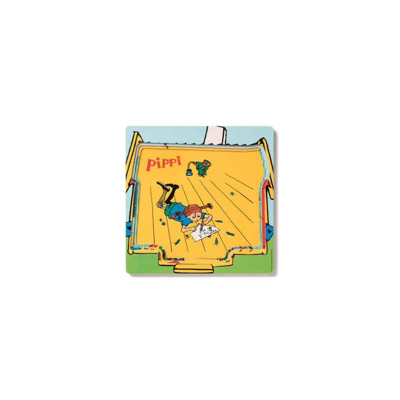 Pippi Langkous houten puzzel 3 lagen Pippi Langkous houten puzzel 3 lagen