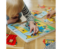Pippi Langkous houten puzzel 3 lagen Pippi Langkous houten puzzel 3 lagen