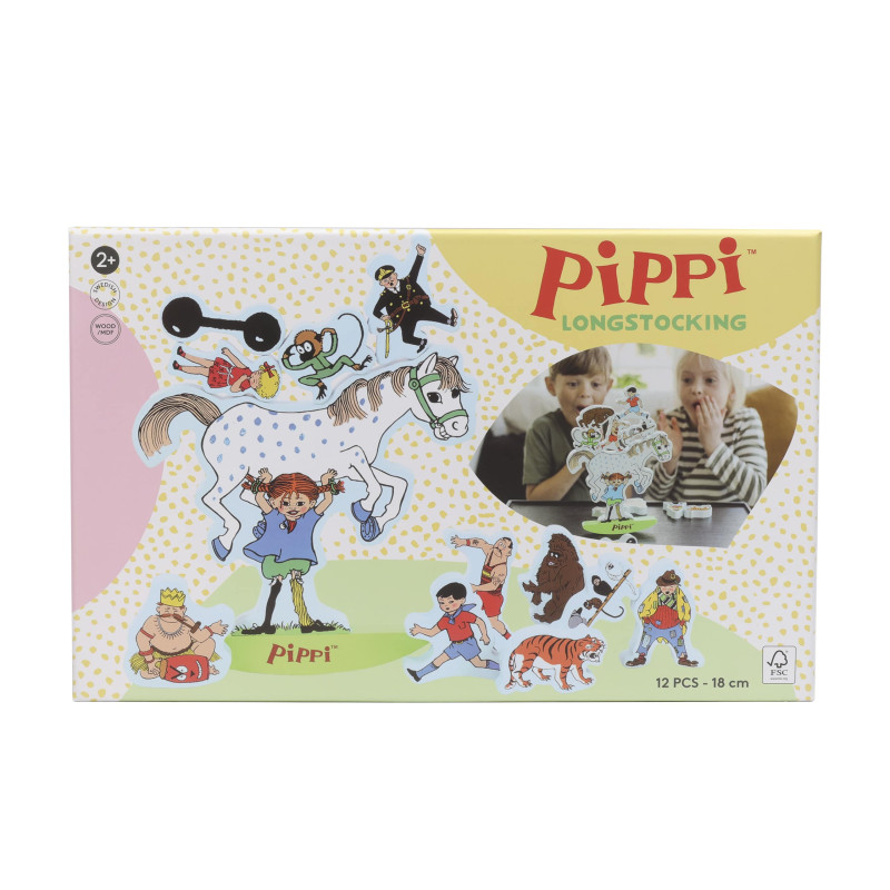 Pippi Langkous houten balansspel Pippi Langkous houten balansspel