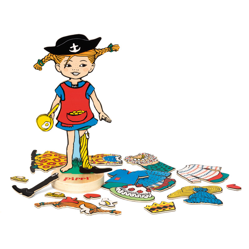 Pippi Langkous magneetpop Pippi Langkous magneetpop
