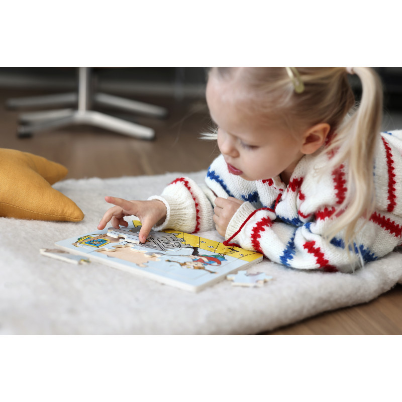 Pippi Langkous - Houten legpuzzel (15 stukjes)