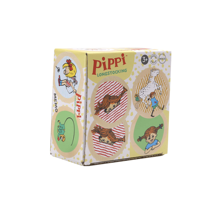 Pippi Langkous - Houten memospel Pippi Langkous - Houten memospel