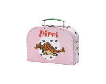 Pippi Langkous koffer roze 20 cm