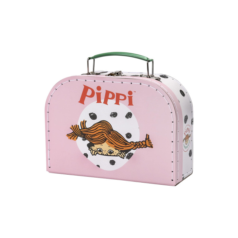 Pippi Langkous koffer roze 20 cm Pippi Langkous koffer roze 20 cm
