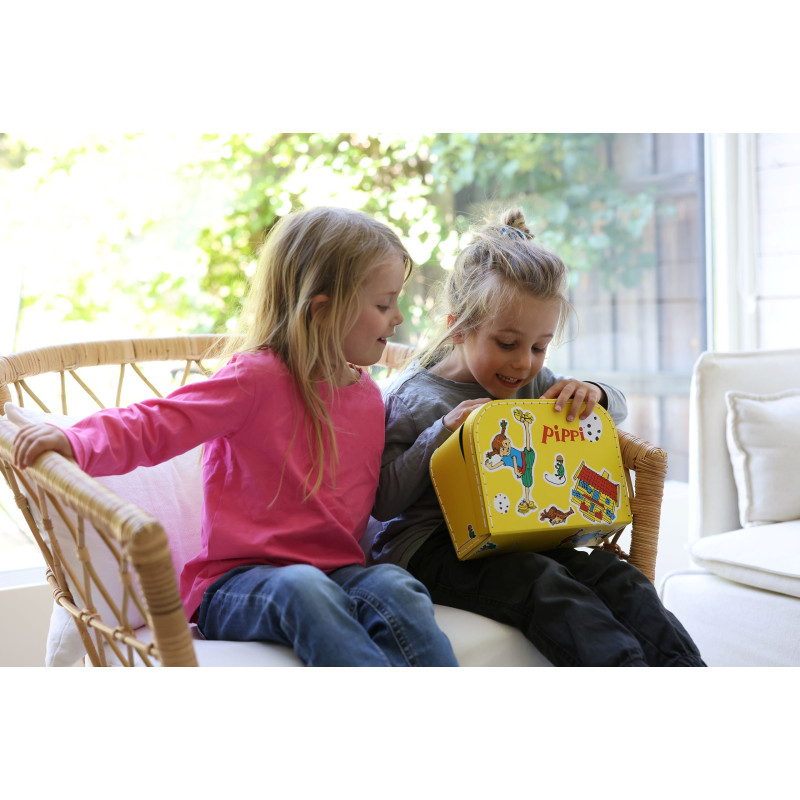 Pippi Langkous koffer geel 25 cm Pippi Langkous koffer geel 25 cm