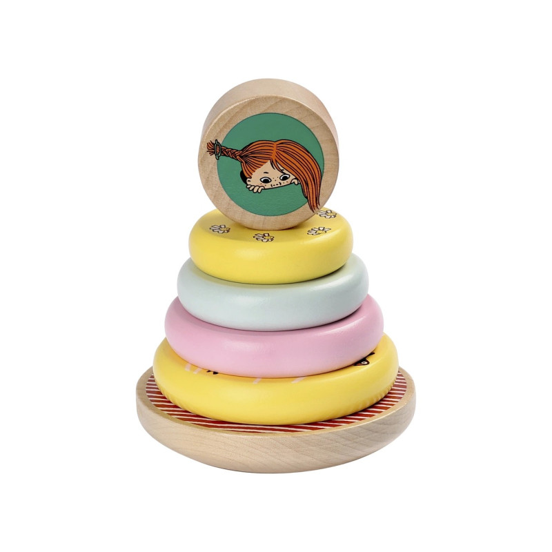 Pippi Langkous - Houten stapeltoren