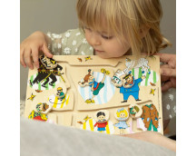 Pippi Langkous - Houten schuifpuzzel
