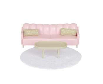 Set - Woonkamer (roze)
