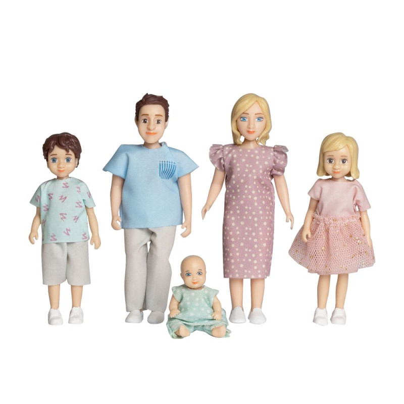 Poppenhuisfamilie 'Charlie' Poppenhuisfamilie 'Charlie'