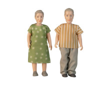 Poppenhuisfiguren opa & oma