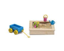 Set - Zandbak met buitenspeelgoed