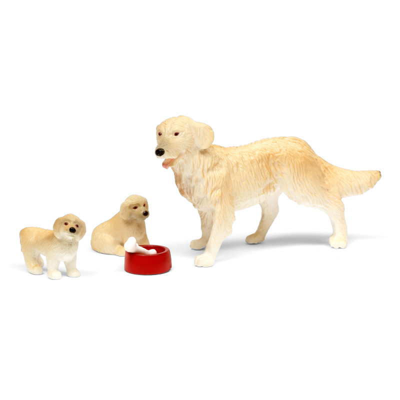 Set - Hond met puppy's