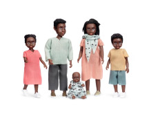 Set - Poppenhuisfamilie 'Billie' (5-delig)
