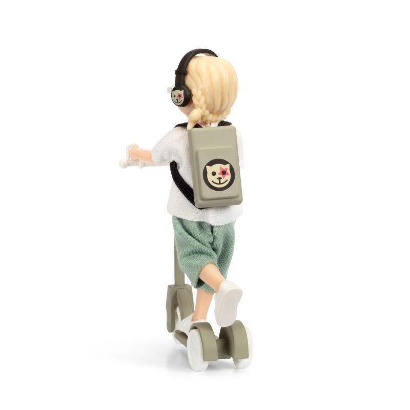 Set - Speelfiguur kind met kickbike Set - Speelfiguur kind met kickbike
