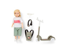 Set - Speelfiguur kind met kickbike Set - Speelfiguur kind met kickbike