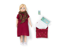 Set - Speelfiguur vrouw met laptop Set - Speelfiguur vrouw met laptop